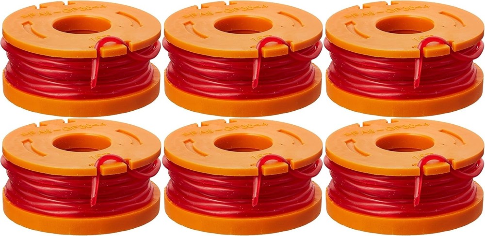 (12) WA0010 String Trimmer Spool Line For WORX Grass Trimmer/ Weed Edger, 10ft