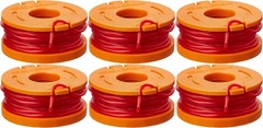 Worx WA0010 Weed Eater String Spool 6/12 Pack Pre-Wound Trimmer Line