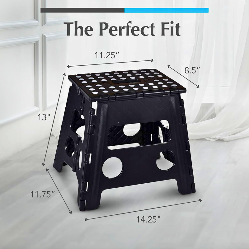 Collapsible Folding Plastic Kitchen Step Foot Stools with Handle gallery