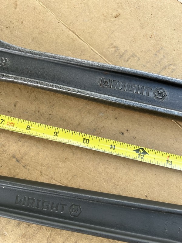 🇺🇸Lot Of 2 Wright Tool Adjustable Wrenches 9AB15 & 9AB18 Black Industrial🇺🇸 gallery