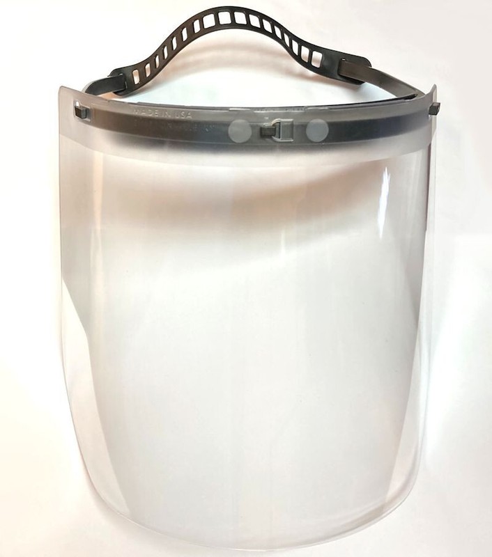 Stelised Full Face Head Clear PETG Plastic Shield Liquid Anti Splash Made in USA gallery