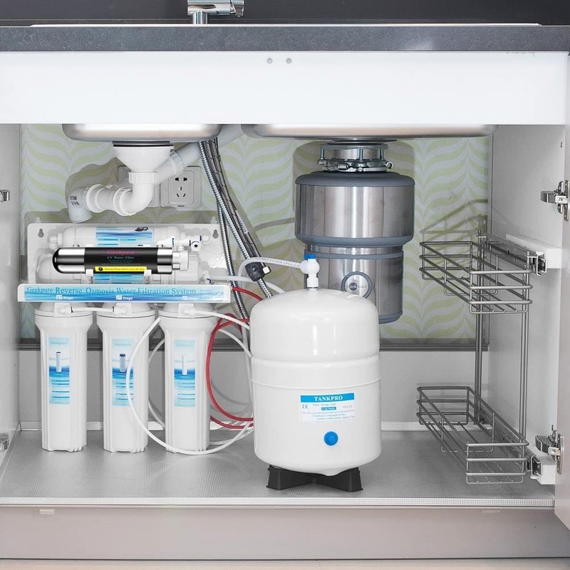 Stage Reverse Osmosis RO Drinking Water Filter System with UV Filter-75GPD gallery