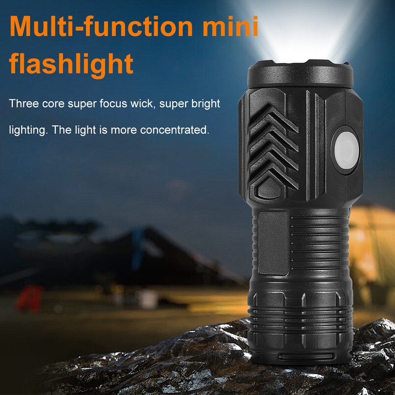 2 X Super Bright LED Tactical Flashlight Rechargeable LED Work Light 1000 Lumens gallery