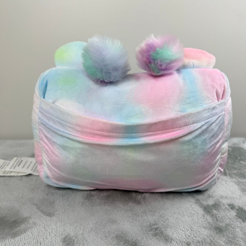 Under One Sky Llama Tablet Stand Plush Pillow Pastel Tie Dye Heart Eyes 8016810 gallery