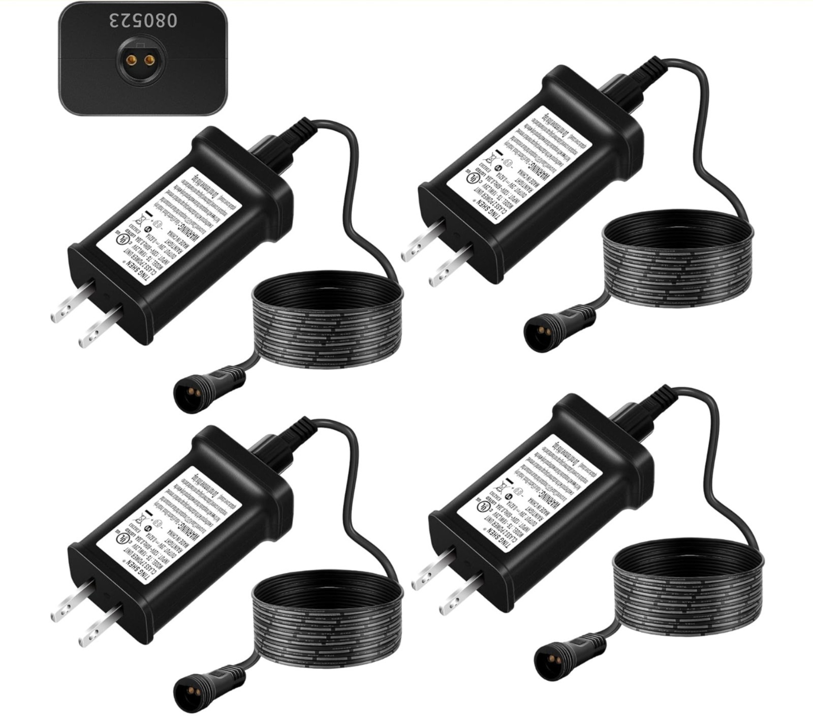 29V18W 4 Pack 29V Class 2 LED Power Supply with 3 Meters 2 Pin Extension Cable gallery