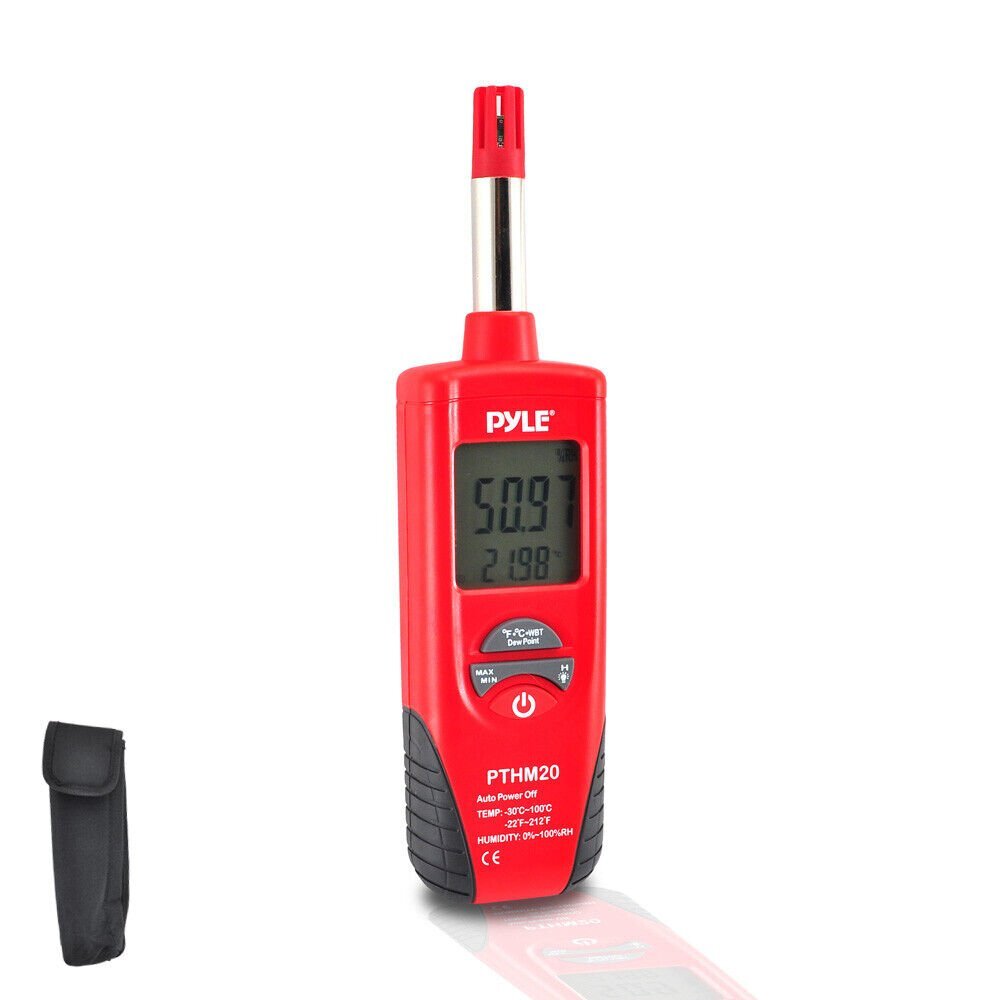 Pyle Temperature and Humidity Meter With Dew Point and Wet Bulb Temperature gallery