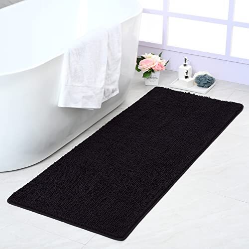 Noahas Bath Rugs 24'' x 60'' Large Runner Bathroom Rug Soft Luxury Chenille gallery