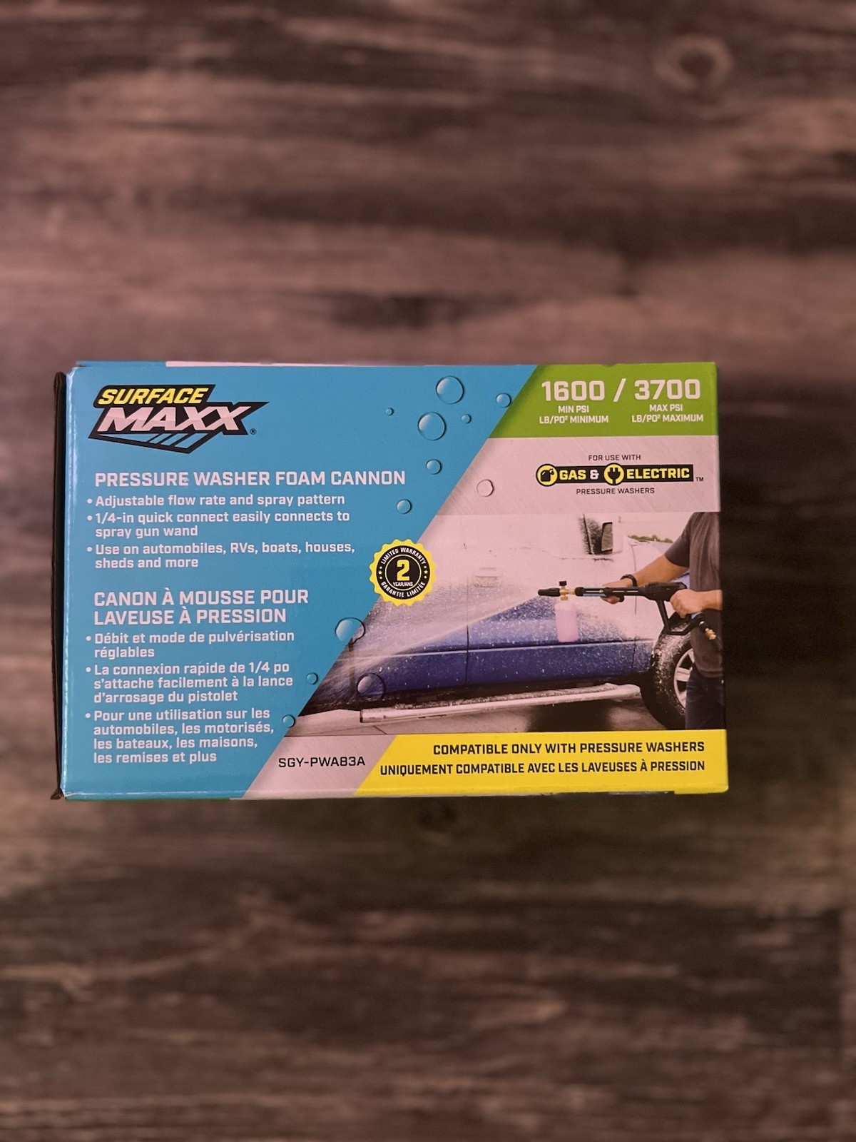 SurfaceMaxx 3700-PSI 1/4-in Pressure Washer Foam Cannon - Soap Sprayer NEW gallery