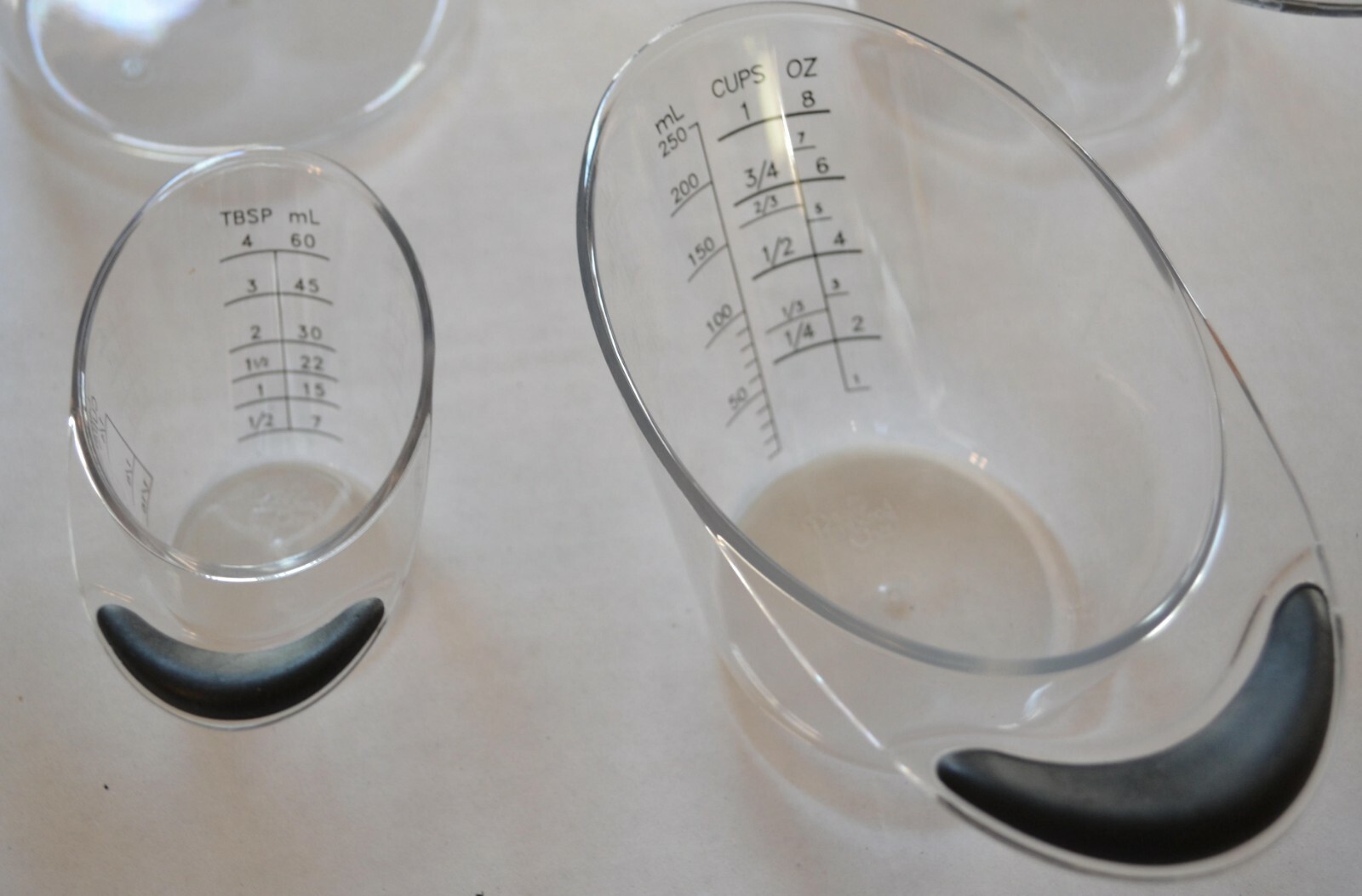 Pampered Chef EASY-READ MEASURING Cups ~NEW~ SET of 4 - Includes MINI 1/4 CUP! gallery