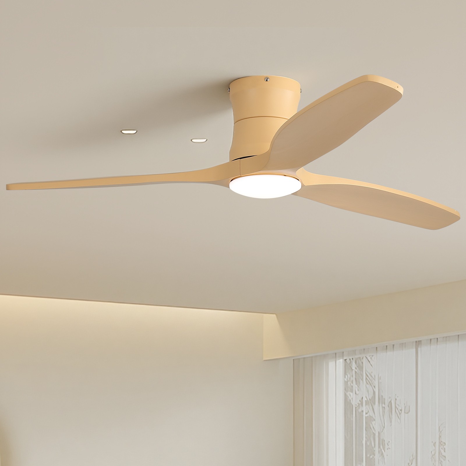 52 Inch Ceiling Fan with Lights & Remote Timer Reversible Quiet DC 3CCT Dimmable gallery