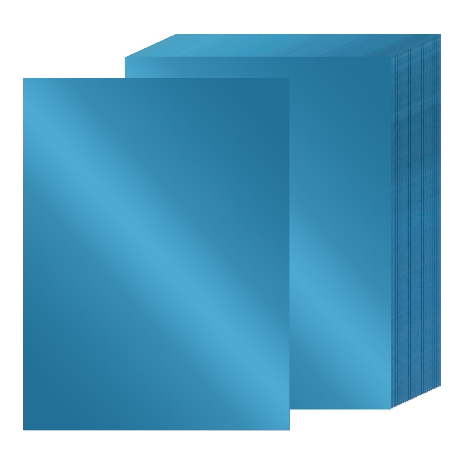 24 Sheets Blue Metallic Cardstock Paper 8.5 X 11", 92lb/250gsm Thick Paper Bl... gallery