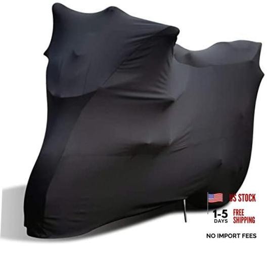 Indoor Motorcycle Cover Stretch Elastic Dustproof 2XL (104x41x49 inches) gallery
