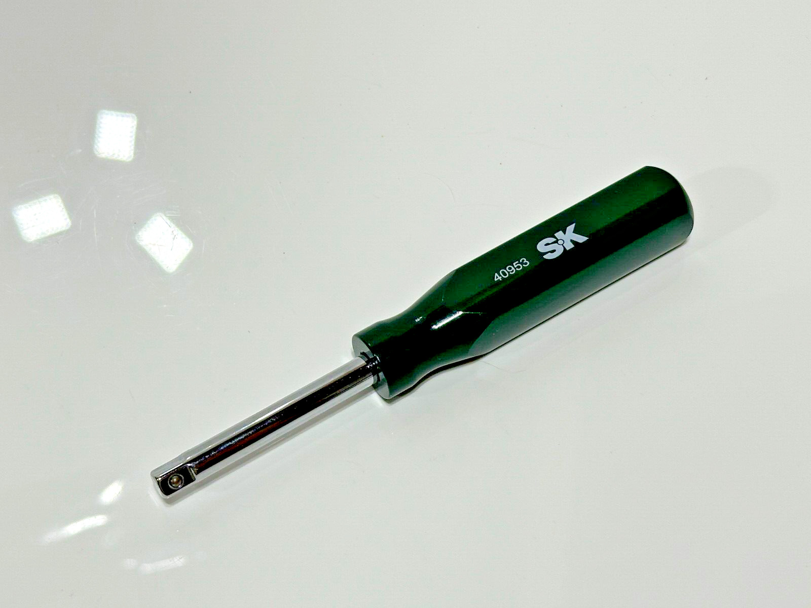 NEW SK Tools 40953 1/4" Drive Spinner Extension Handle - Green Hard Handle gallery