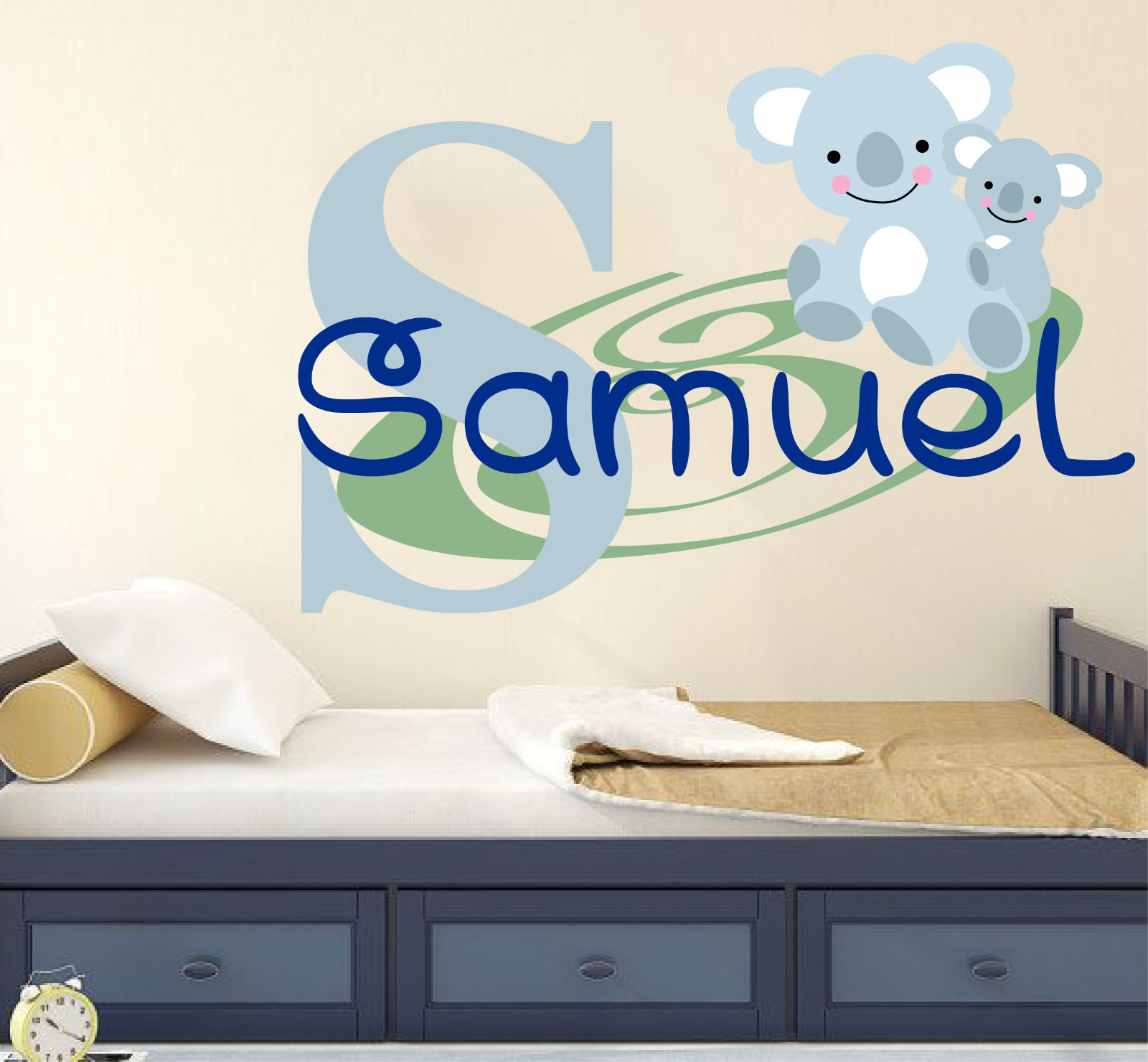 Mom Baby Koala Bear Custom Name Wall Decal Vinyl Sticker Wall Art Room Decor gallery