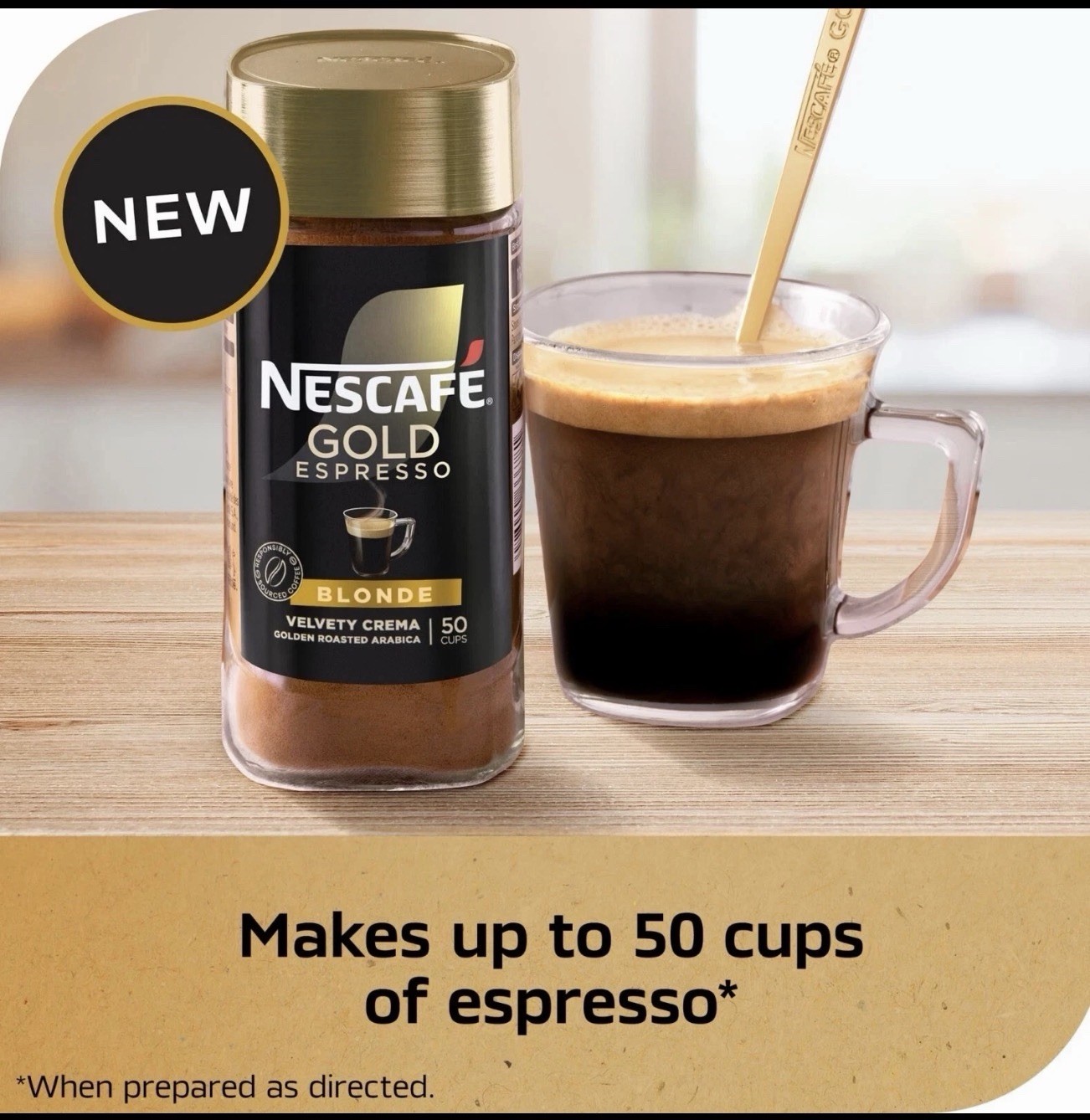 (2) Nescafé Gold Espresso Blonde Instant Coffee 3.5 Oz Fast Shipping Exp:07/2027 gallery