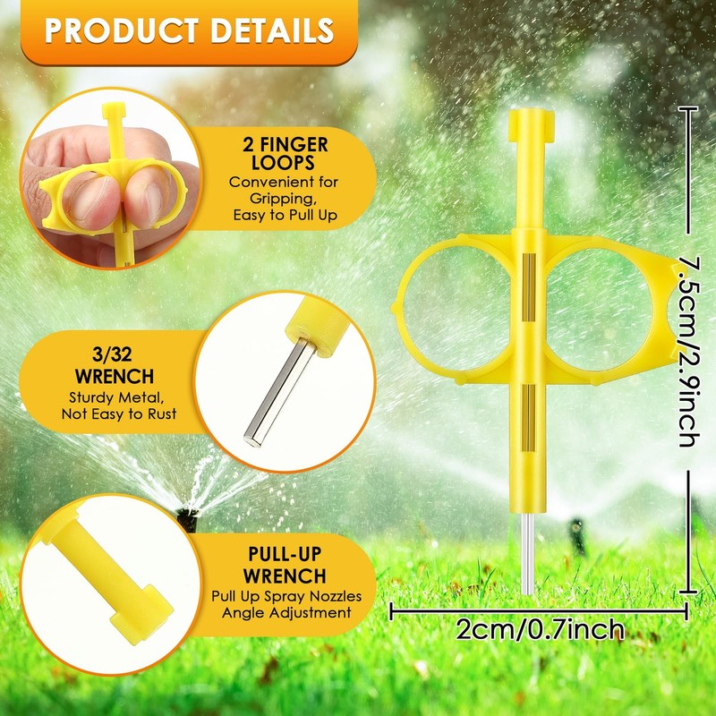Gulfmew 5 Pack Rotary Sprinkler Tool Compatible with Hunter PGP Ultra... gallery