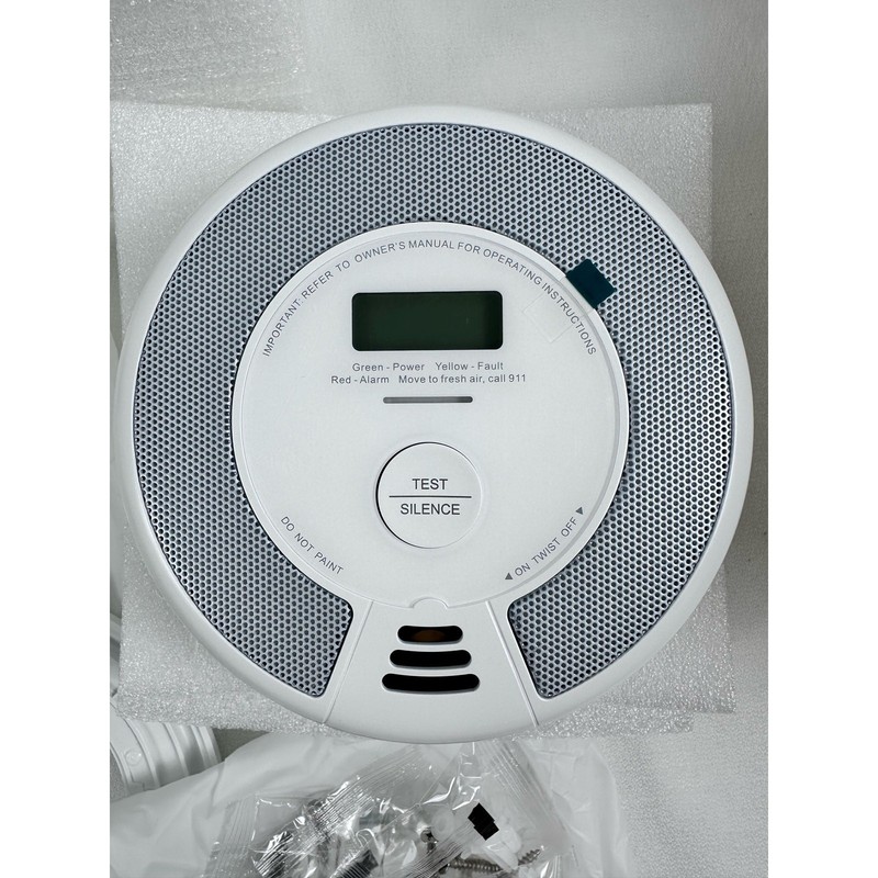 X-Sense Wireless Interconnected Combo Smoke/CO2 Detector 2-pack 10 yr Battery gallery