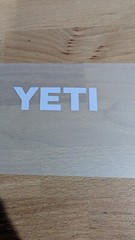YETI vinyl decal