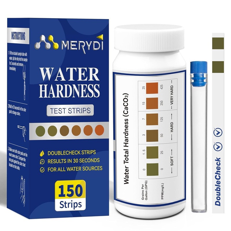 Water Hardness Test Kit - Quick and Accurate Water Hardness Test Strips - Hard gallery