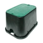 NDS 16 in X 12-1/4 in Rectangular Valve Box Overlapping Cover Black/Green 113BC gallery