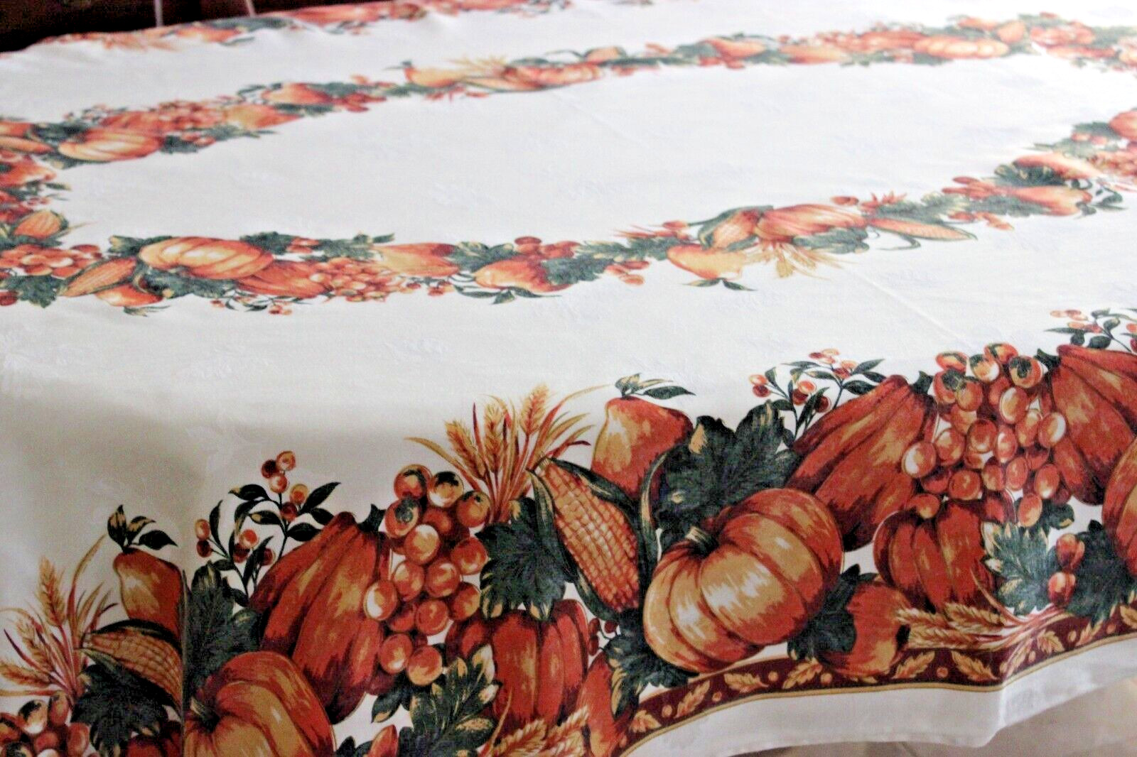 Autumn Halloween Thanksgiving Large Rectangular Tablecloth 60x101 gallery