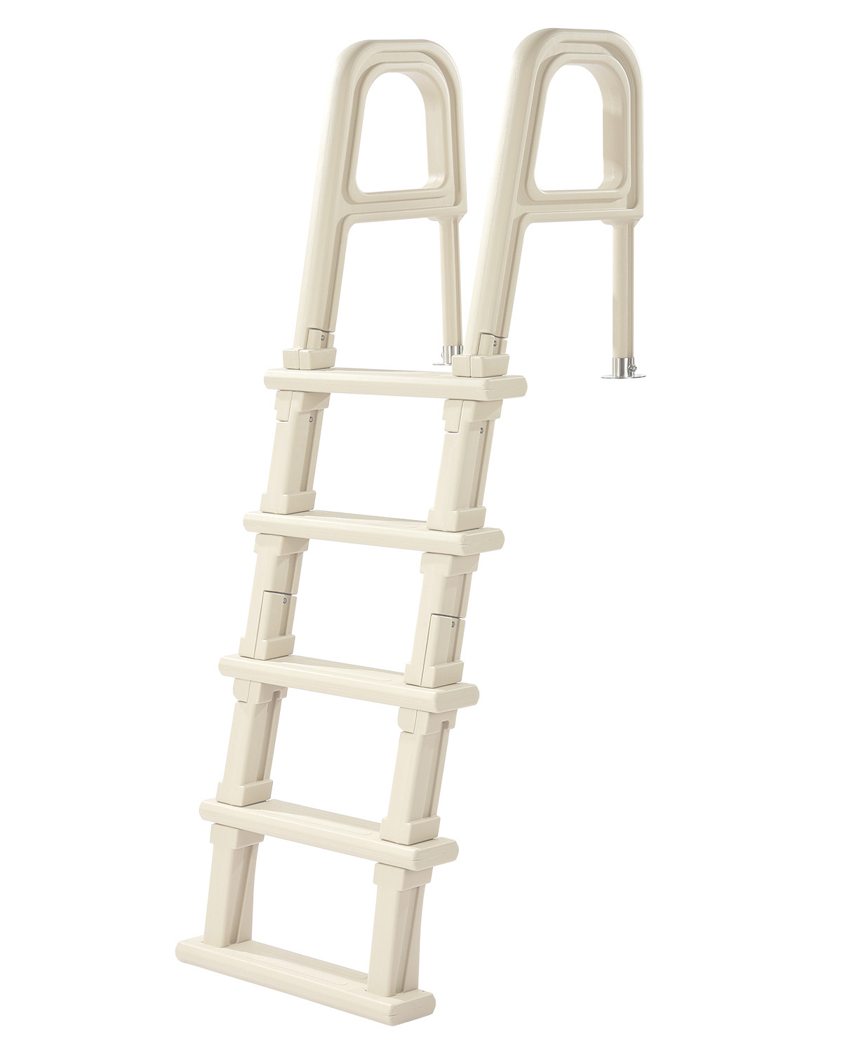 Inclined Pool Ladder 5-Step & 2 Handrails of 300 lb Capacity for 48-54 In Pools gallery