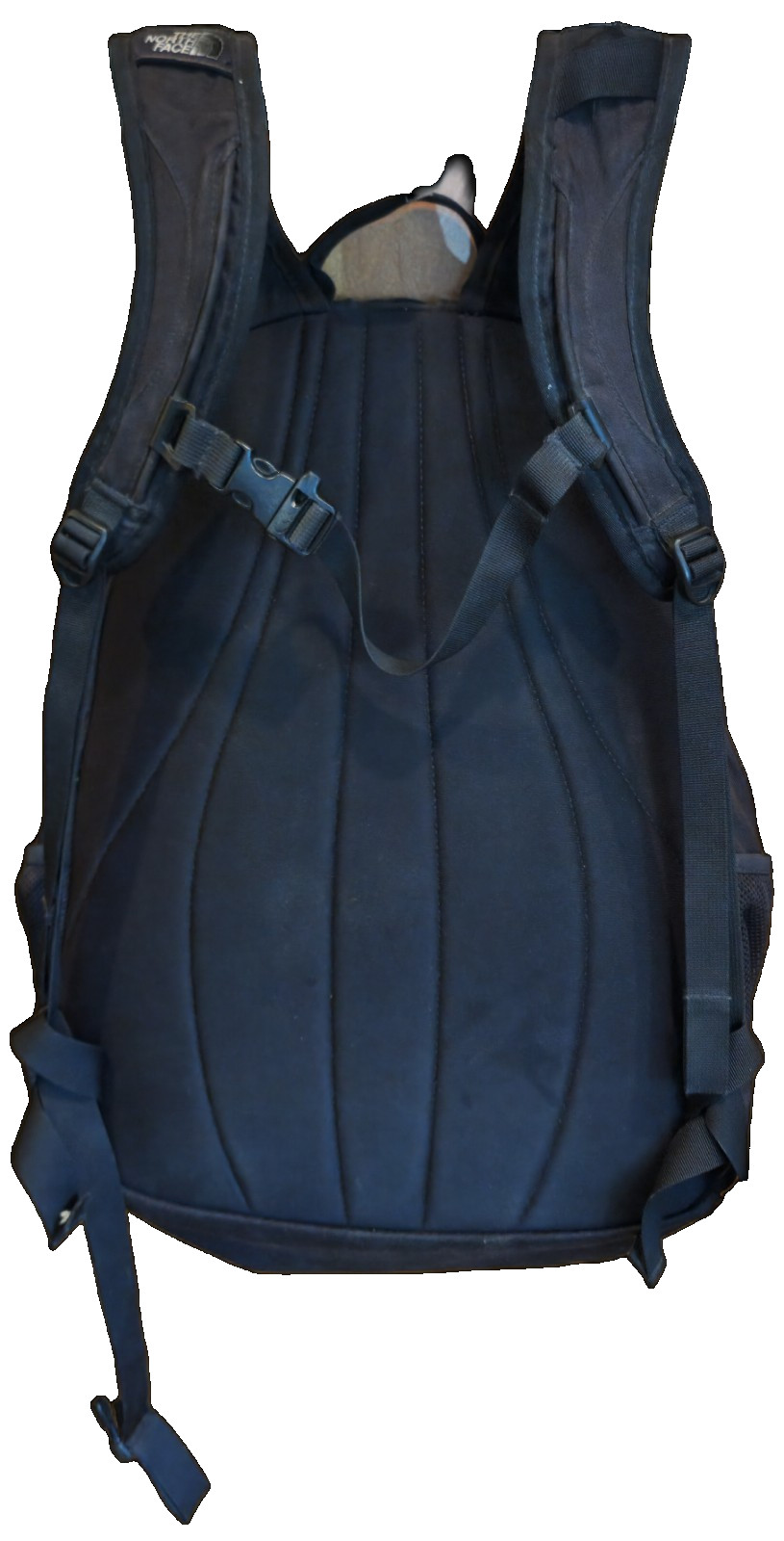 The North Face Jester Backpack Black with Red Bungee Straps Pre-Owned 4