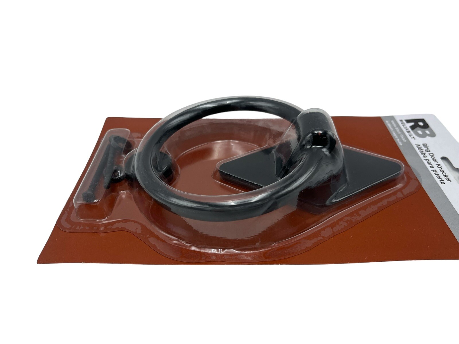 Reliabilt 6-1/2" Decorative Ring Door Knocker Matte Black Finish gallery
