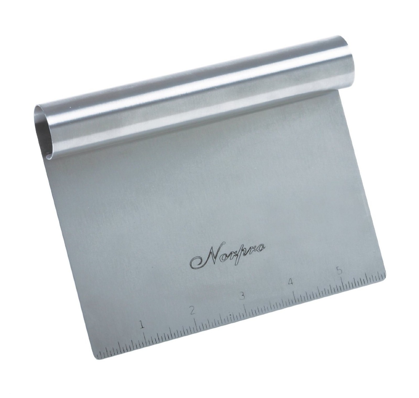 Norpro Vegetable Chopper Stainless Steel Bench Scraper Measuring Guide 6" x 4" gallery