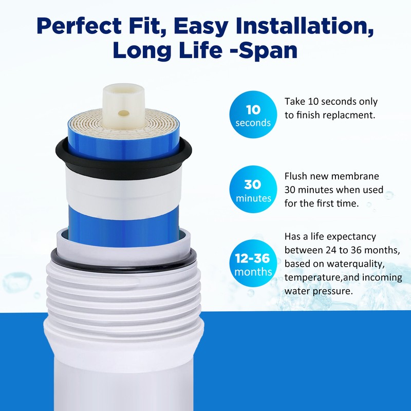 20 Pack 500 GPD RO Membrane Maple Syrup Reverse Osmosis Water Filter Replacement gallery