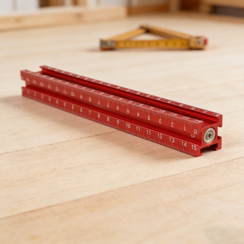 Adjustable Magnetic Leveling Tool for Accurate Construction Measurements gallery