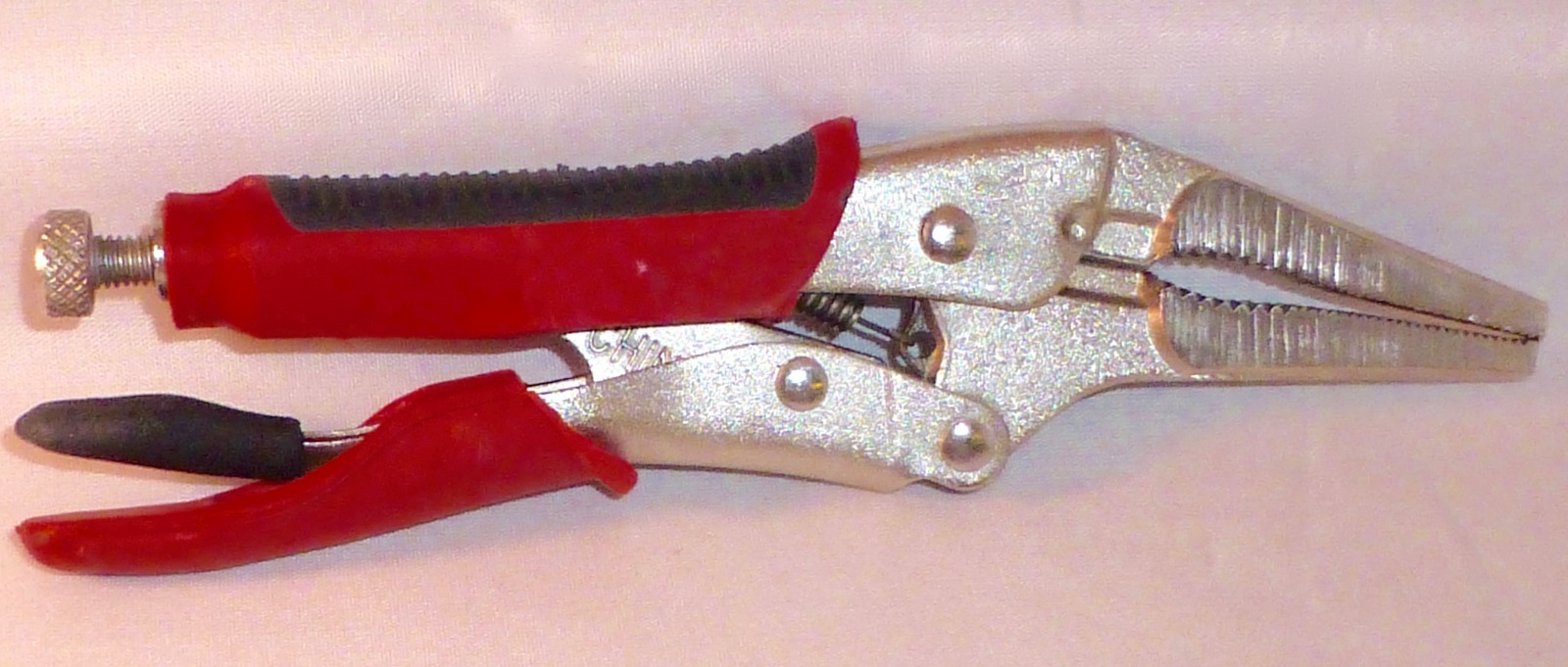 Powerbuilt 6" or 9" Long Nose Locking Plier, Vise Grip Pliers Rubber Grip Handle gallery