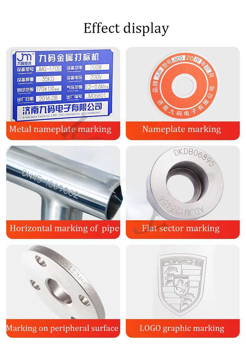 Desktop Metal Signage Nameplate Marking Machine Engraving Machine for Metal Part gallery