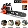 62CC 2-Cycle Gas Powered Chainsaw with 20'' Guide Bar Saw Chain Engine Cut Wood gallery