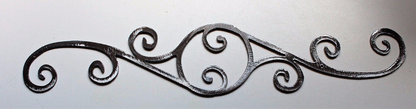 Decorative Scroll - Metal Wall Art - Silver 12" gallery