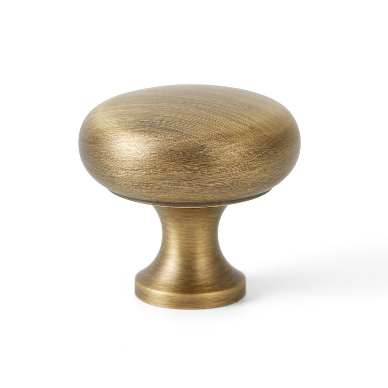1.18" Diameter Solid Brass Cabinet Knob Cabinet Handle Classic Drawer Knob gallery