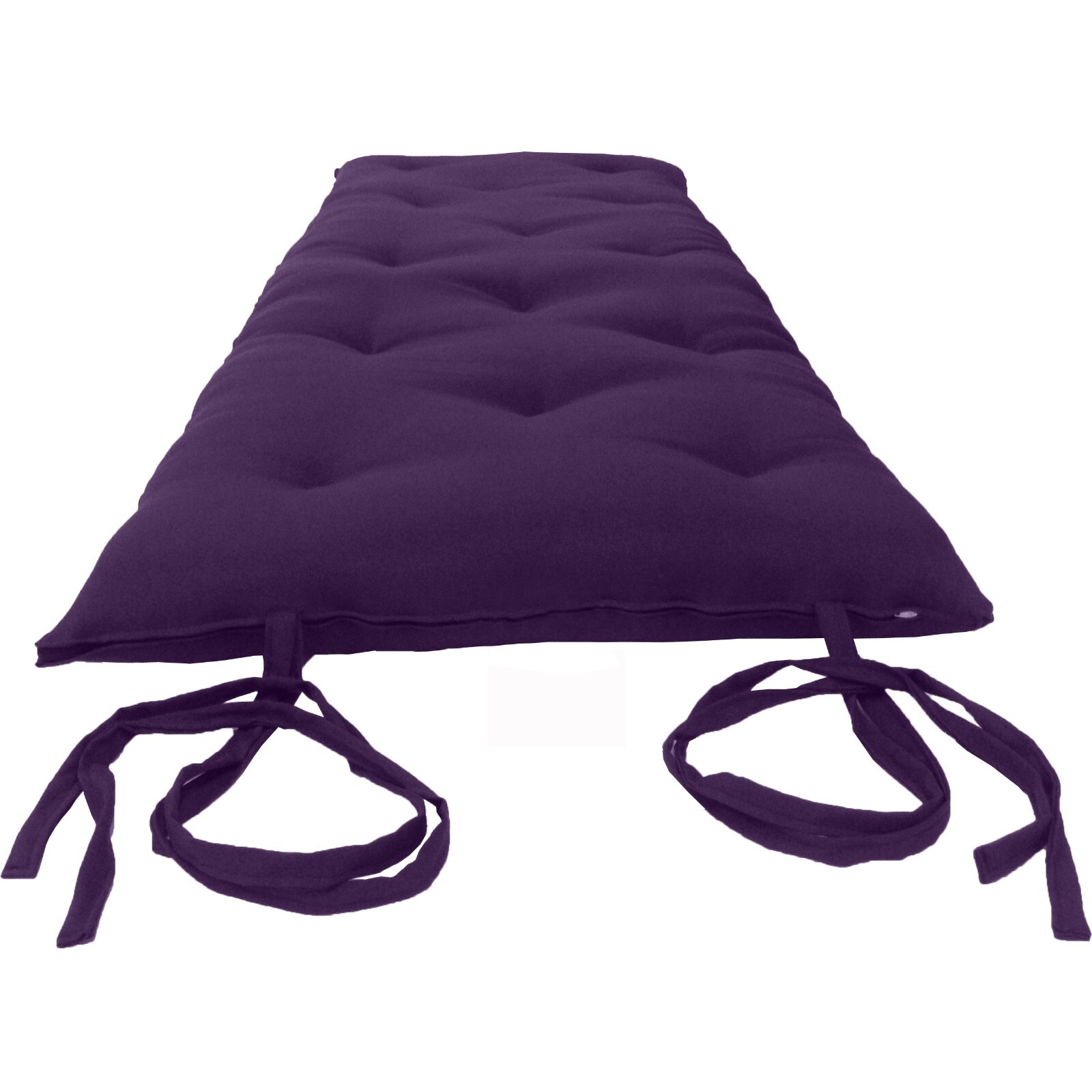 Queen Size Japanese Floor Rolling Mattress, Cotton Shiki Futon 3 x 60 x80 Purple gallery