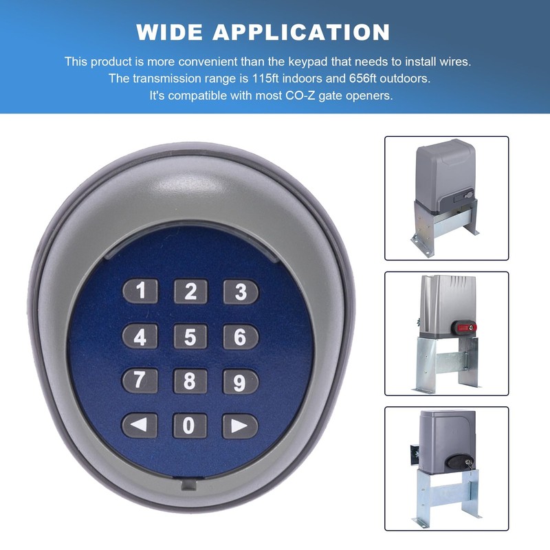 Security Wireless Automatic Code Entry Gate Keypad Remote Operator Panel Control gallery