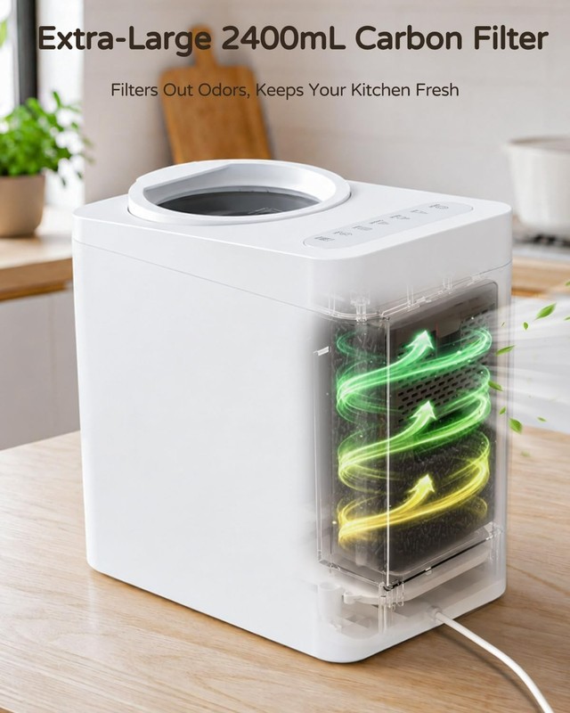 4.5L Large Electric Kitchen Composter & Food Recycler... gallery