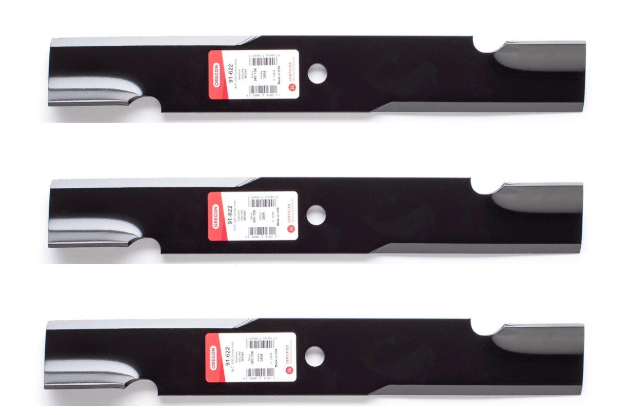 52" Cut Blades for Exmark Turf Ranger, Viking, Pre-2008 Models, Oregon 91-622(3) gallery