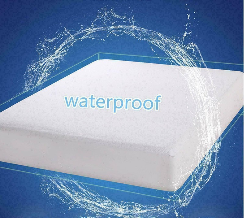 Vinyl Mattress Protector-Waterproof & Dust Mite Proof Durable Cover - Twin Size gallery