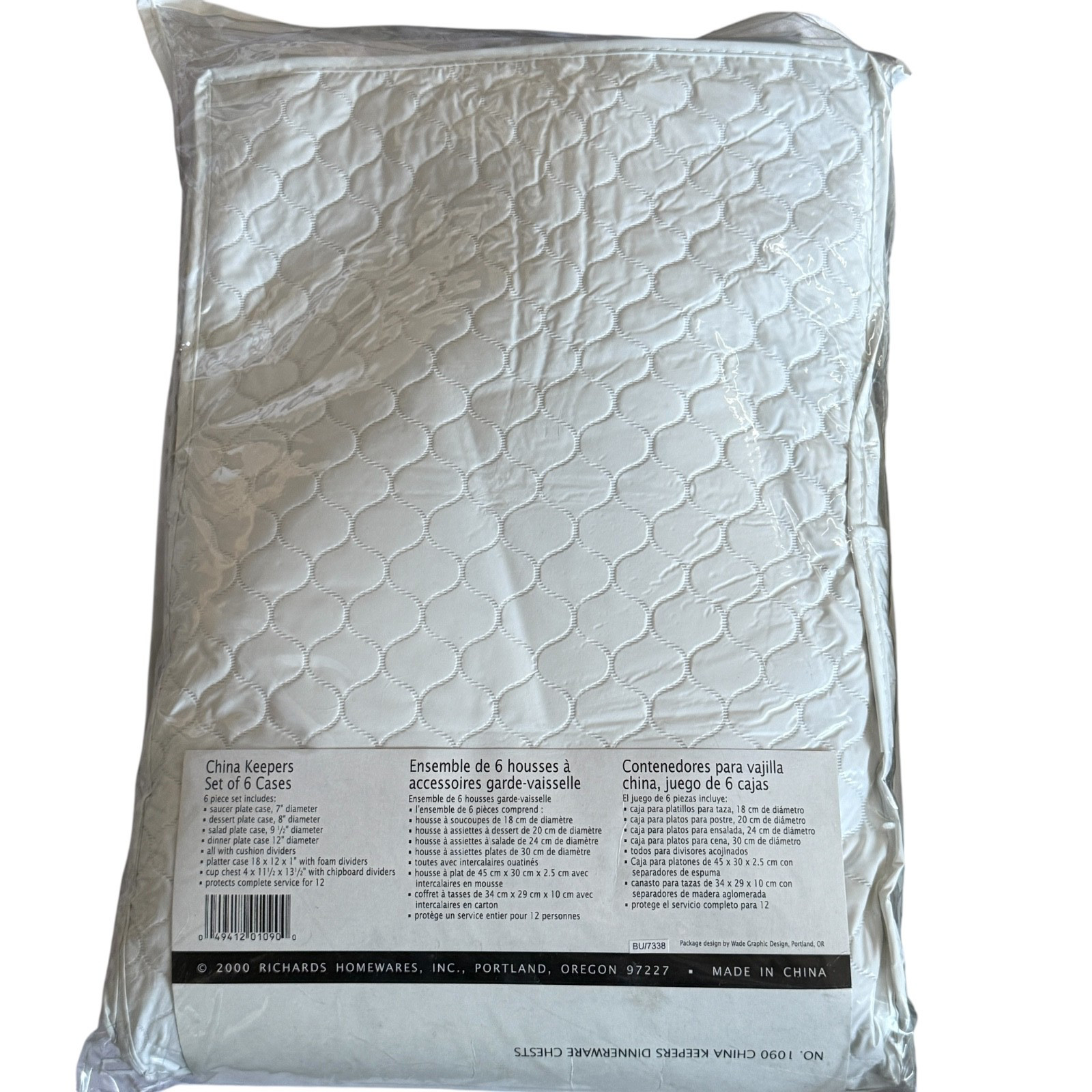 NEW Richards China Storage Six Piece Canvas Set Quilted Breathable gallery