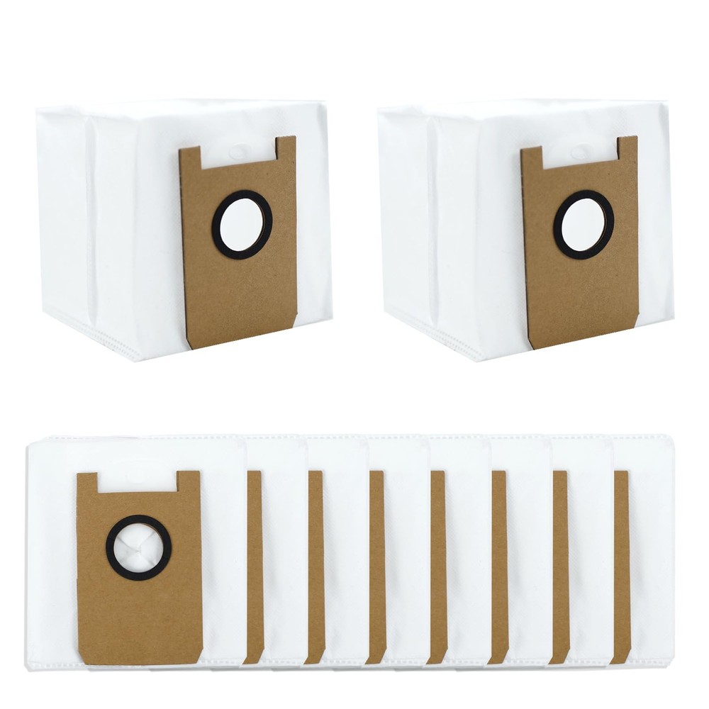 T20 Dust Bags Replacement Compatible with Airrobo T20+ Robot Vacuum white