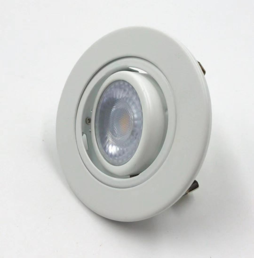 4 PACK,3 Inch Can 12V MR16 Recessed Light Adjustable Ring Trim White, 33003WH gallery