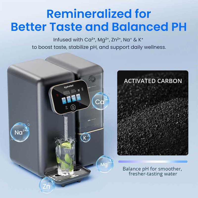 Hydrofast C100 Countertop Reverse Osmosis Water Filter System,6 Stage Filtration gallery