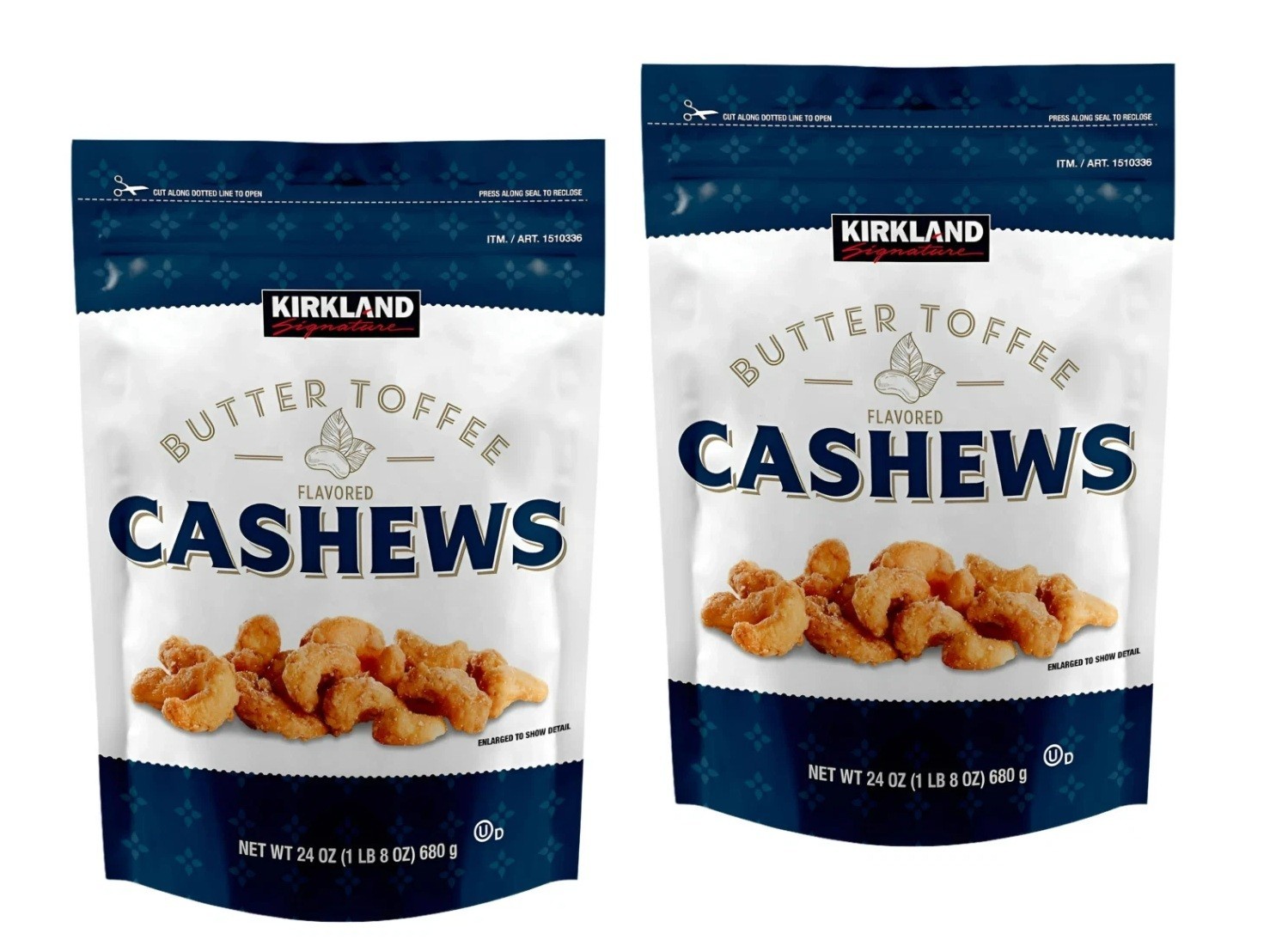 2-PACK Hoody's Butter Toffee Flavored Cashews 24 Oz Each Free Shipping 11/2026 gallery