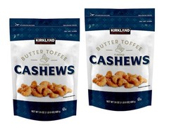 2-PACK Hoody’s Butter Toffee Flavored Cashews 24 Oz Each Free Shipping 11/2026