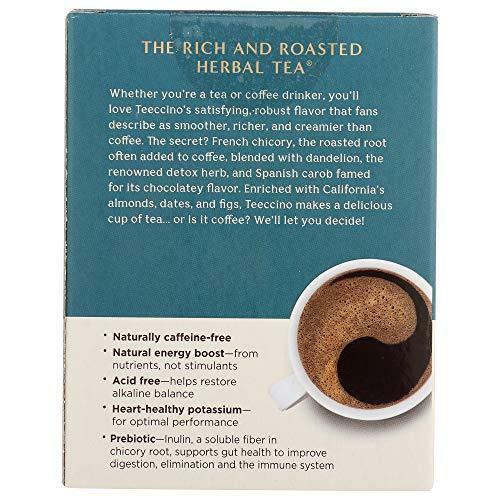 Teeccino Dandelion Tea – Caramel Nut – Rich & Roasted Herbal Tea That’s gallery
