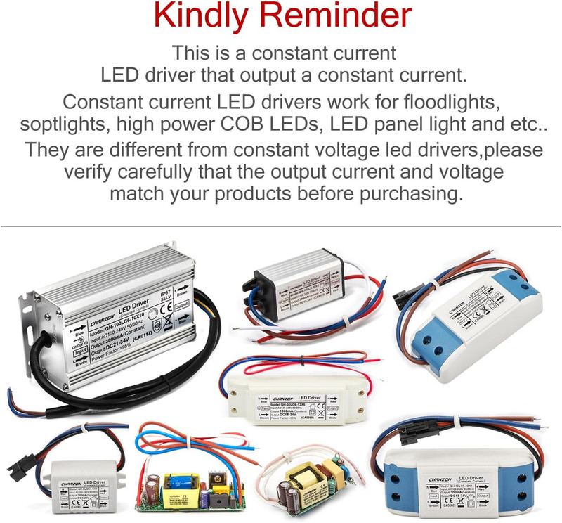 LED Driver 600Ma (Constant Current Output) 18V-34V (In: 100-240V AC-DC) (6-10)X3 gallery