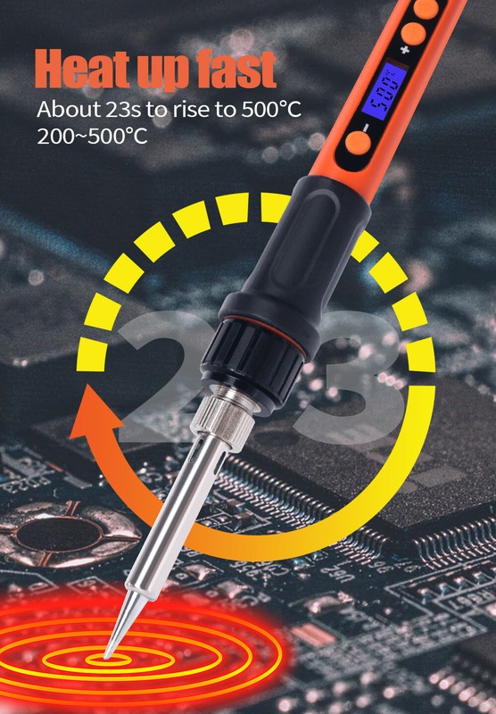 Soldering Station Kit Adjustable Temperature 100W Digital or 60W Analog Tool US gallery